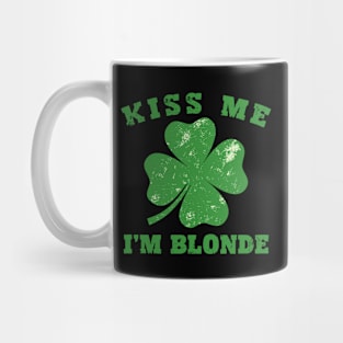 Kiss Me I'm Blonde - Ish Saint Patrick Day Gift Mug